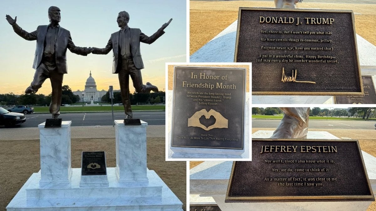 Beyaz Saray’da heykel krizi: Donald Trump ve Jeffrey Epstein yakınlığı tekrardan gündem oldu