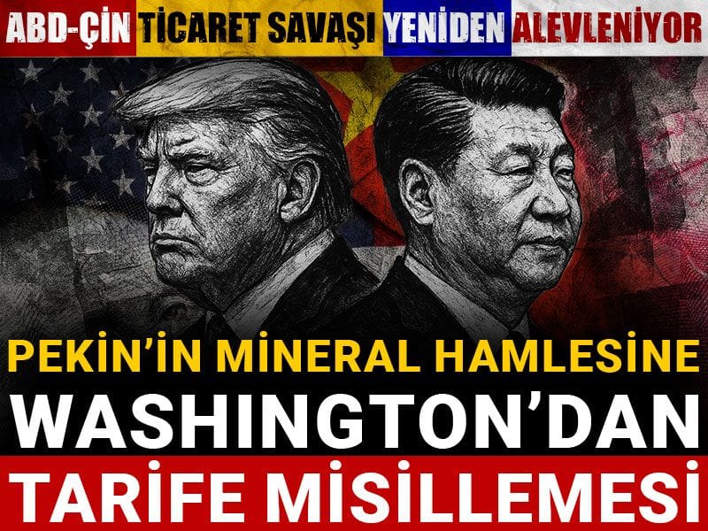 ABD-Çin ticaret savaşı yeniden alevleniyor: Pekin’in mineral hamlesine Washington’dan tarife misillemesi