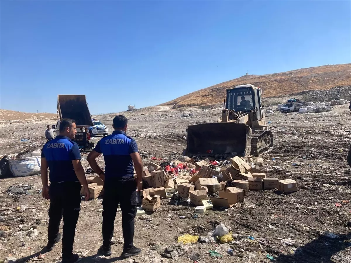 Batman’da 300 Kilogram Tarihi Geçmiş Şeker İmha Edildi