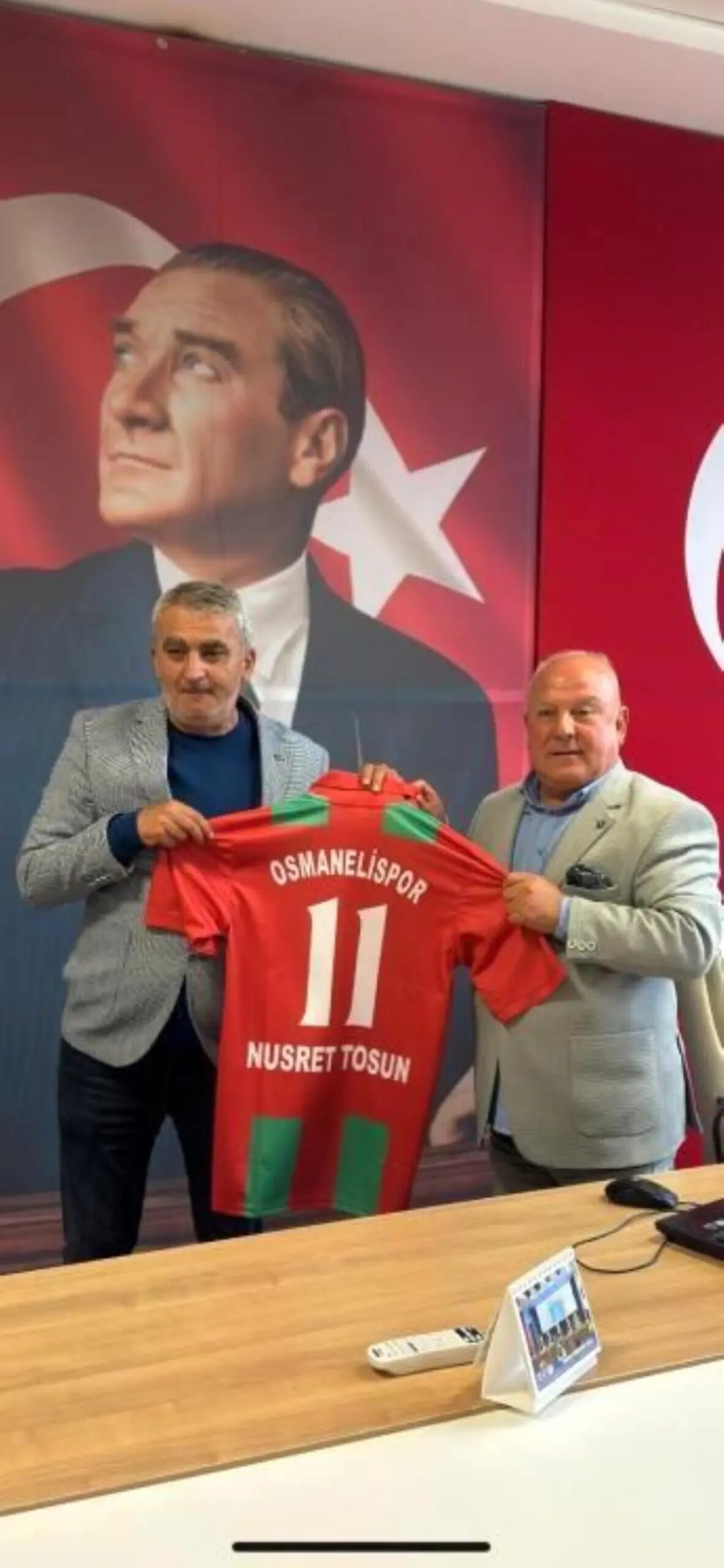 Osmanelispor Kulübü’nden ASKF Başkanı’na Ziyaret