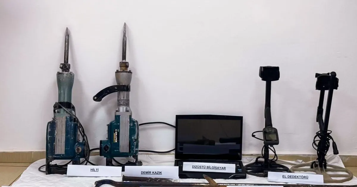 Adıyaman’da define avcılarına suçüstü