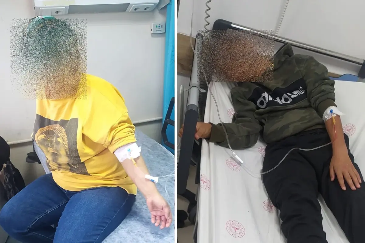 Diyarbakır’da Sucuklu Tost Hastaneye Götürdü