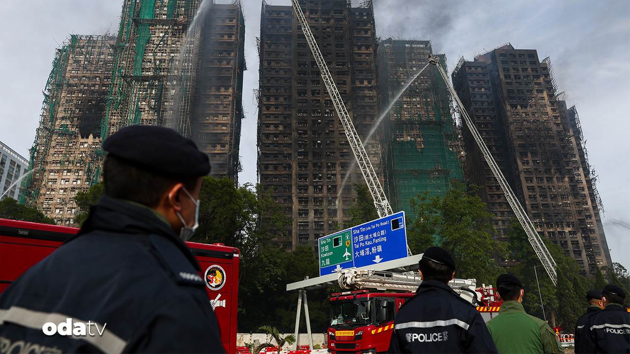 Hong Kong yangını: Hayatını kaybedenlerin sayısı 128’e çıktı