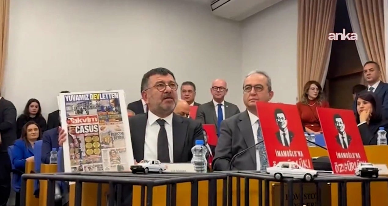 Meclis’te İmamoğlu protestosu: ‘Hukuk cinayetiyle karşı karşıyayız’