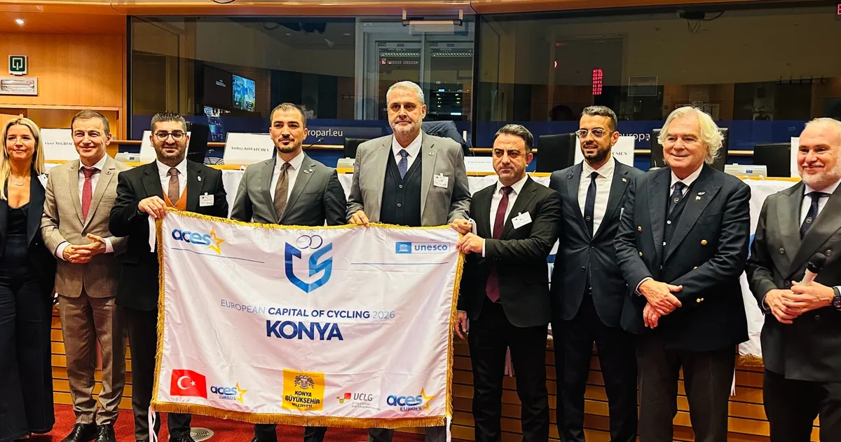 Konya 2026 Avrupa Bisiklet Başkenti oldu