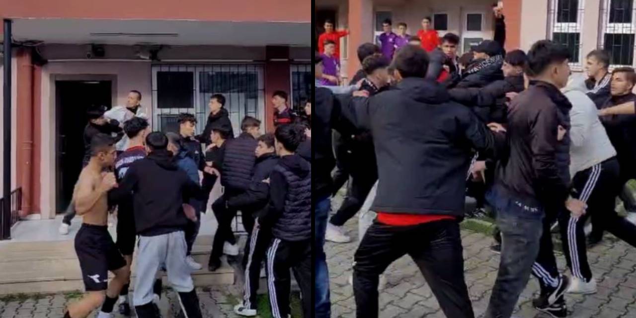 Liseler arası futbol turnuvasında öğretmen darbedildi: 2 öğrenciye gözaltı