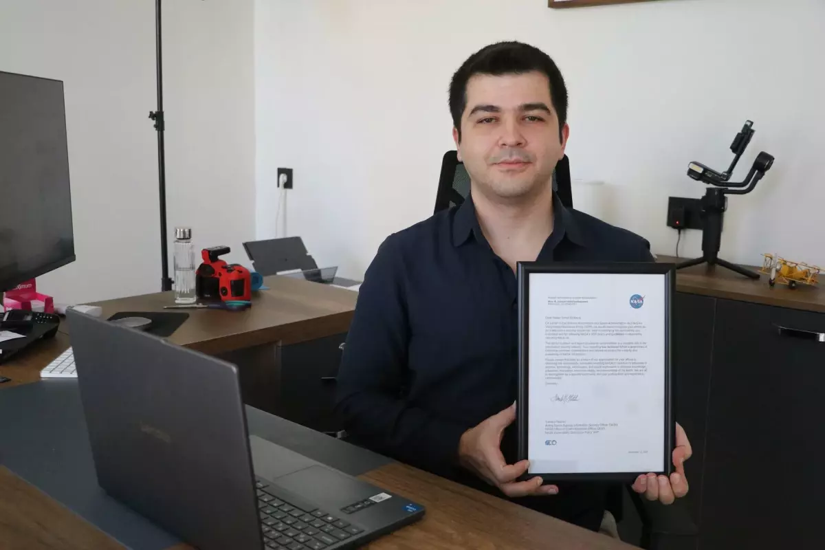 NASA’dan 4 güvenlik açığını bulan Denizlili Hasan’a teşekkür mektubu