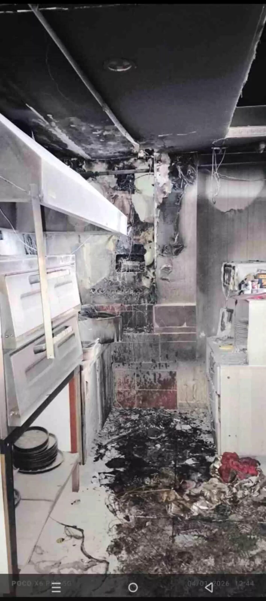 Bitlis’te bir iş yerinde yangın çıktı